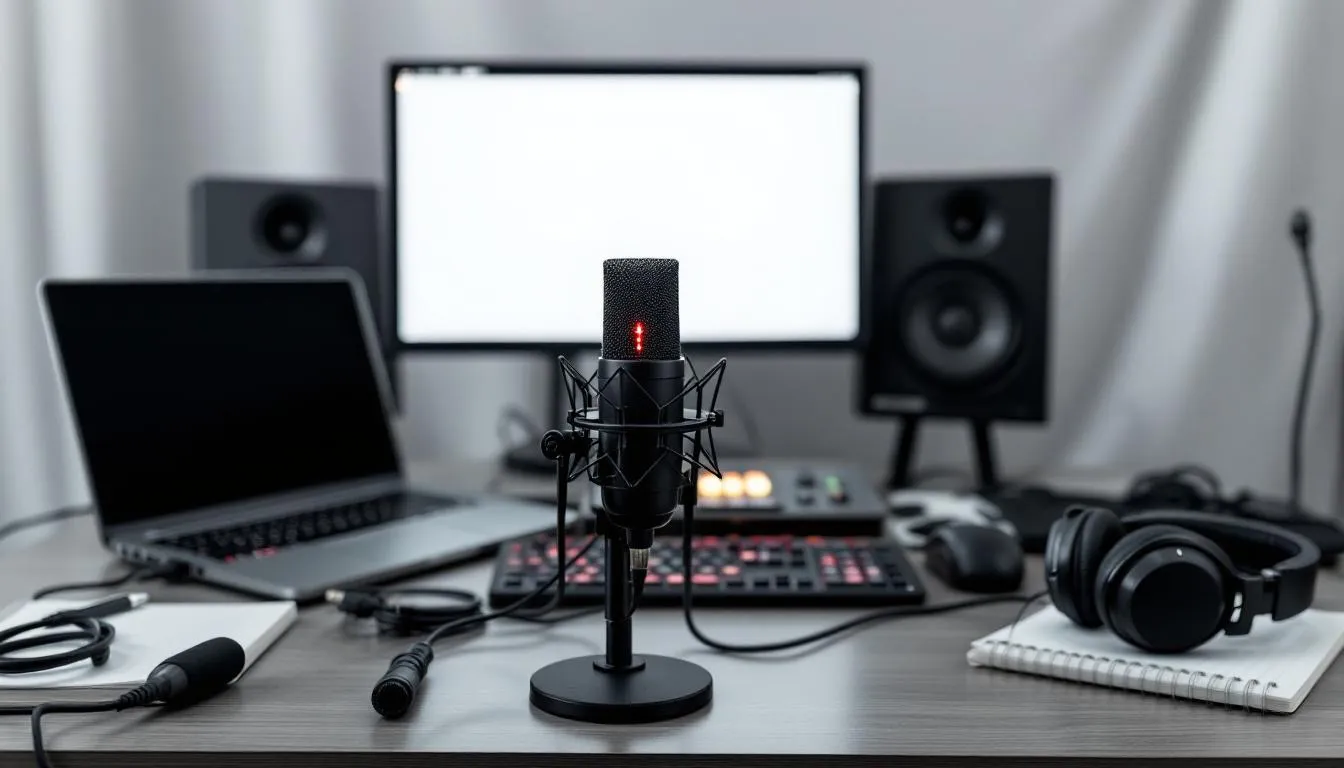 An image showcasing an online AI vocal remover tool, featuring a user interface where audio files can be uploaded to easily separate vocals from background music. The layout includes options for different audio formats and a clear button for extracting vocals, making it accessible for karaoke enthusiasts and music producers alike.