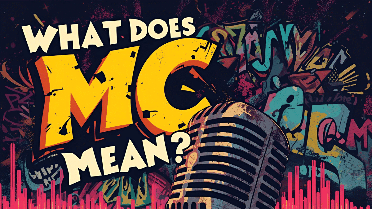 What Does MC Mean In Rap Music