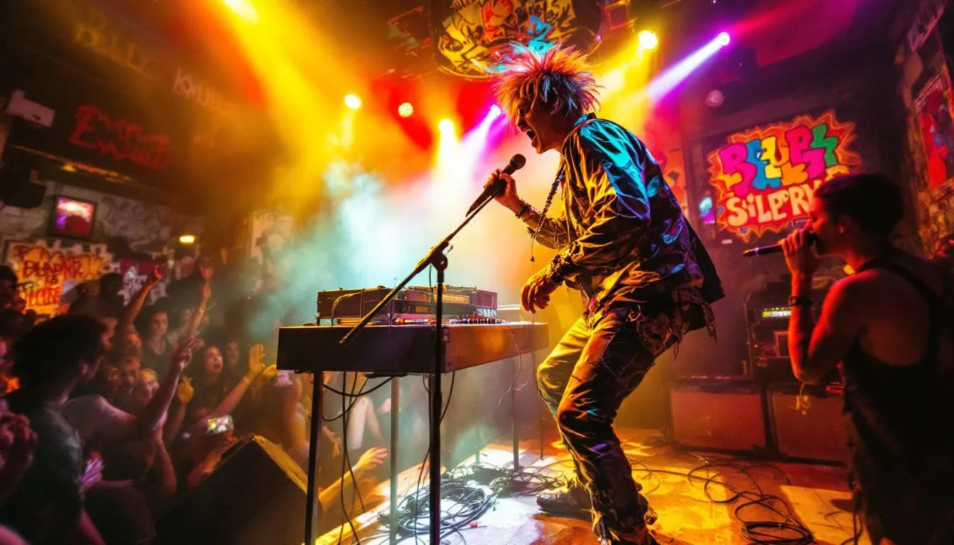 A musician promoting their music on social media platforms.