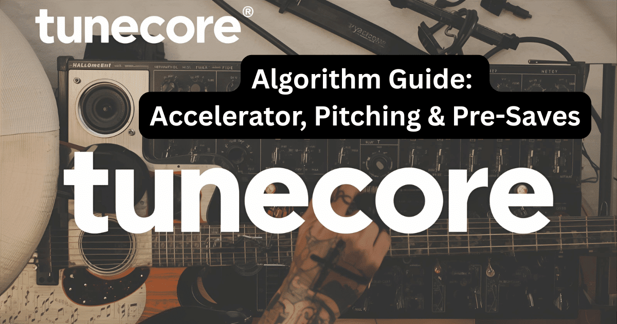 TuneCore Algorithm Guide Accelerator, Pitching & Pre-Saves