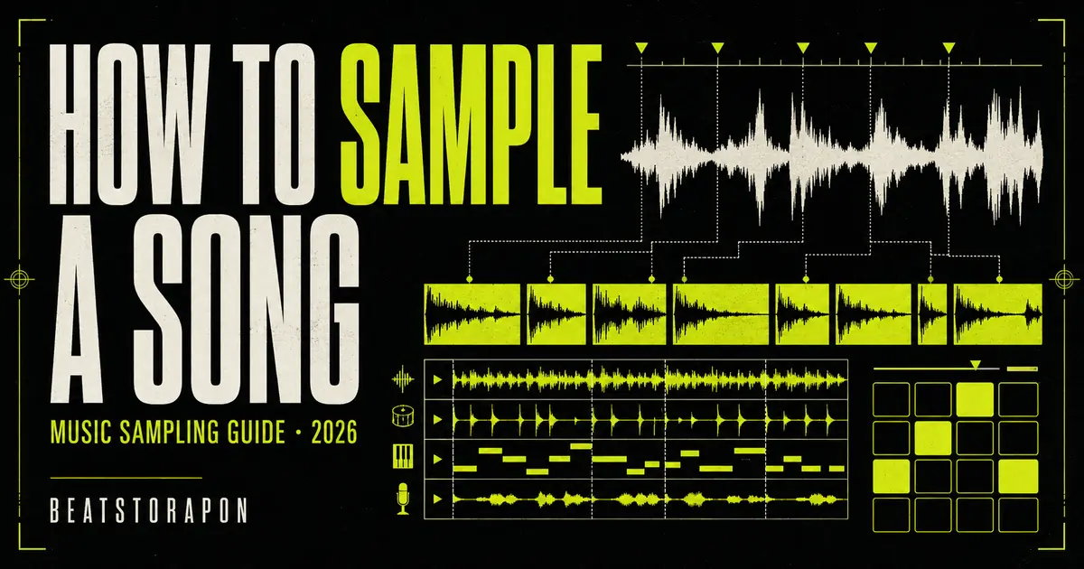How to sample a song in 2026 music sampling guide with waveform chops, stem tracks and sampler pads