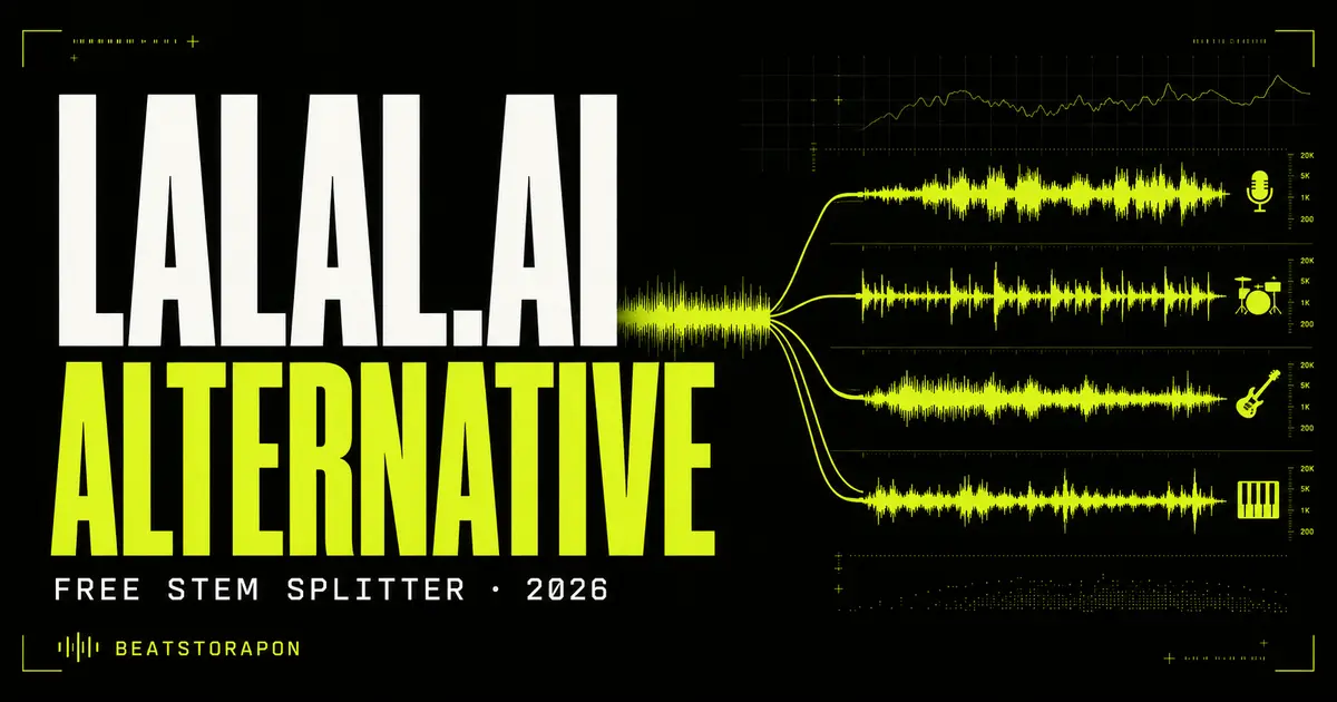 LALAL.AI alternative free AI stem splitter comparison for 2026